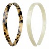 2 Pack Headbands for Women Tortoise Shell Hair Band Acetate