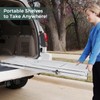 DEANIC 4 Tier Foldable Storage Shelves with Wheels, Large Capacity