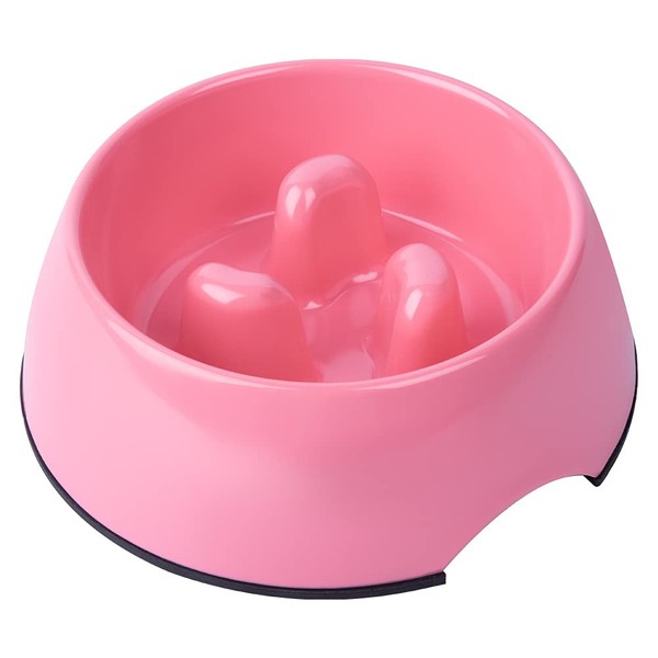 Super Design Slow Feeder Dog Bowl, 3 Cup, Non-Slip, Heat-Resistant,