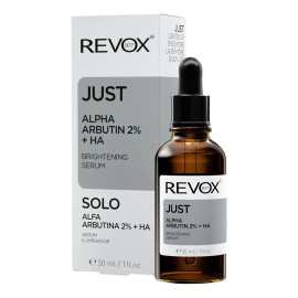 Revox B77 Suero Facial · Alfa Arbutina 2% + Ha · Iluminador