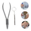 Baluue 2pcs Glasses Pincer Repair Tool Glasses Pliers Bent Nose