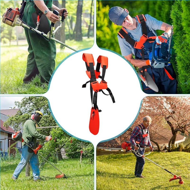 Brush Cutter Strap, Shoulder Strap for Brush Cutter, Adjustable Double