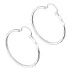 Arracada Facetada Plata .925 Tam 6 - 29 Mm Diámetro