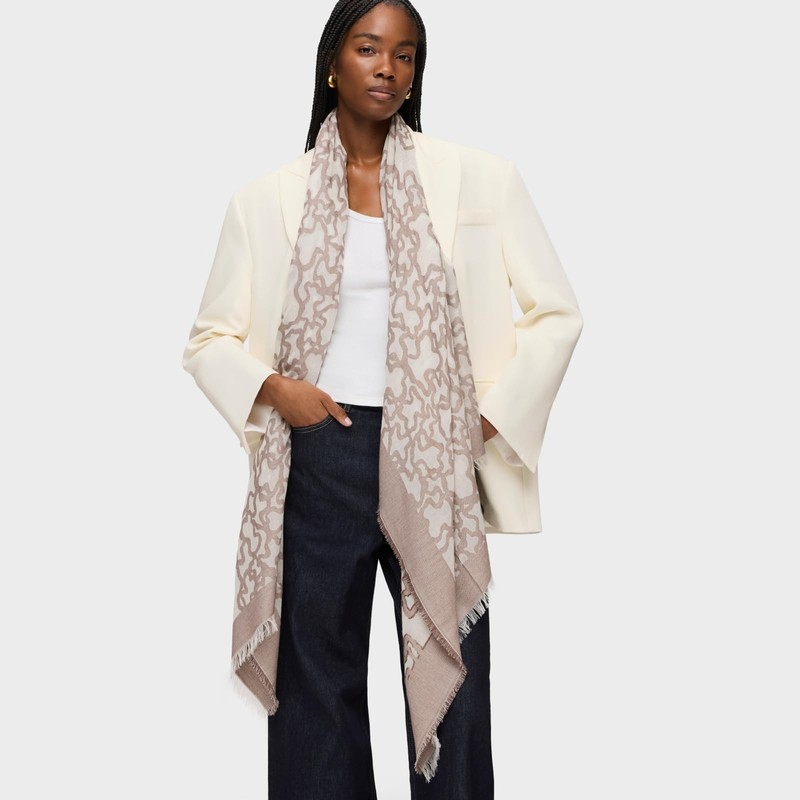 Tous Unisex 2000786347 Fashion Scarf, Piedra, N/A