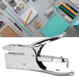 Office Stapler, Thick 50 Sheets Large Capacity Sturdy Metal Plier Stapler Effortless Handheld Stapler Practical Tool for Office School Home and Business