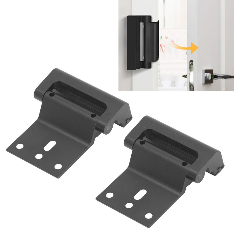 2 Set Door Security Lock Aluminum Alloy Collision Prevention Child