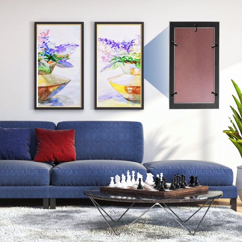 100 Pcs Metal Picture Frames Turn Button Fasteners with Screws,