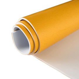 Premium High Density EVA Foam Sheet with Adhesive Backing 15” x 59” White Foam Mat - Craft Foam Sheet for Cosplay Costume, Crafts, Padding, DIY Projects and Insulation Weather Stripping Sheets Roll