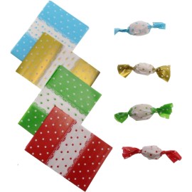 Penta Angel Candy Wrappers 400Pcs Twisting Wax Caramel Paper Sweets Lolly...