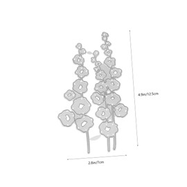 NOLITOY Flower Stencil Cutting Die Metal Stencil for DIY Scrapbooking Card Making Album Decoration Durable Reusable Embossing Template for Creative Craft Projects