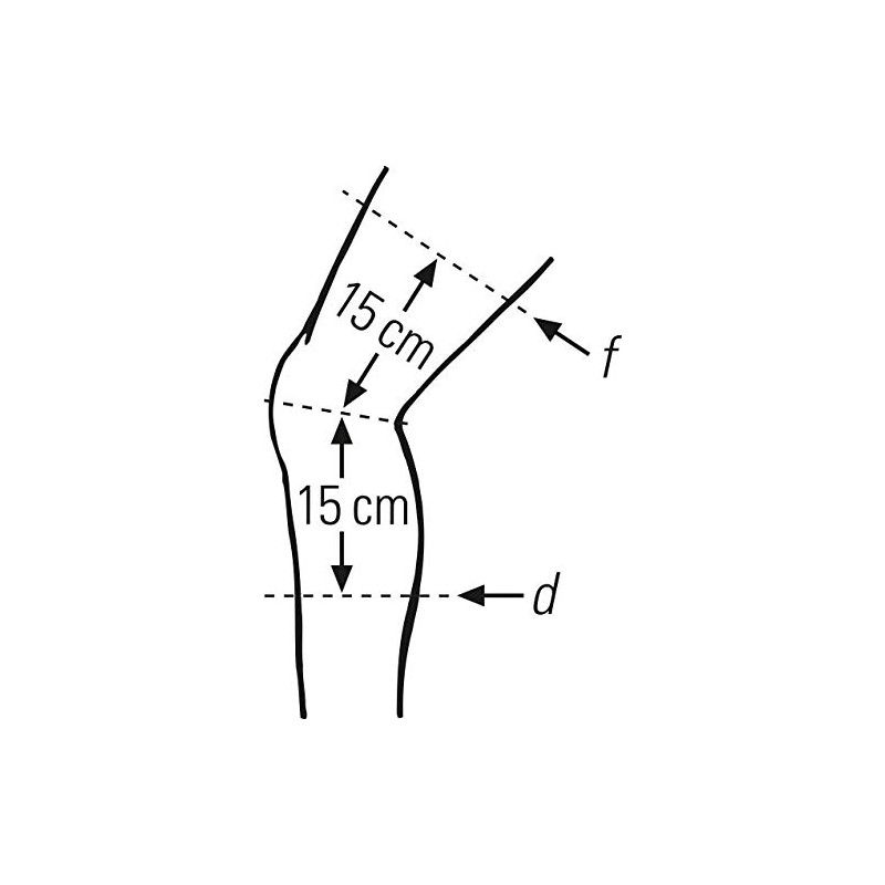 Bort 220400 Medium Skin Activemed Knee Brace Can be Worn