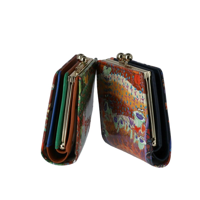 Tsumori Chisato Mini Wallet, Folding Wallet, Garden Golf Club, Braun