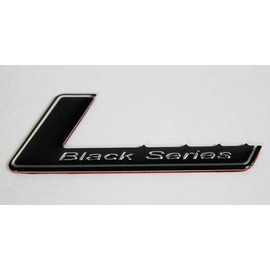 Black Series Trunk Emblem Black Badge Sticker C63S E63S G63S for Mercedes MB-L-BS