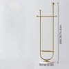 Modern Freestanding Stainless Steel Clothes Rack with Hanging Bar &