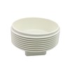 Fitvell 2-1/2" NPT Male Threaded PVC Cleanout Plug, PVC Pipe