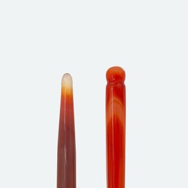 Gemstone Massage Handle | Massage Sticks | Trigger Point | Agate Stone (Red)