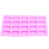AIBOYA 20 Cavity Rectangle Silicone Candy Molds For Candy Chocolate