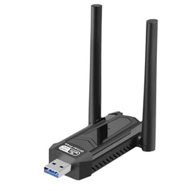 Adaptador USB Bluetooth 5.4 AC1300Mbps, Tarjeta de Red WiFi Inalámbrica de Doble Banda de 2,4/5 GHz, Dongle para PC, Portátil, Ratón y Teclado.