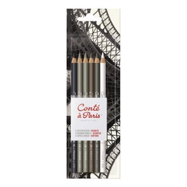 Conté à Paris 6 Count Drawing Pencils Set