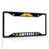 Fastasticdeals Metal Insert License Plate Frame Empress an Jamaican Flag