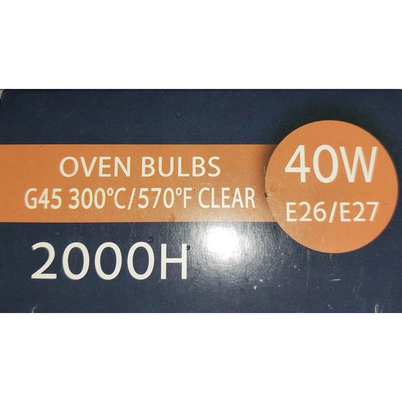 SouLight New 4ct SouLight Oven Bulbs Appliance 400Lumen 40W E26/E27