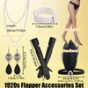 7 Pieces 1920 Accessories Set,Great Gatsby Accessories for Women,20s Party