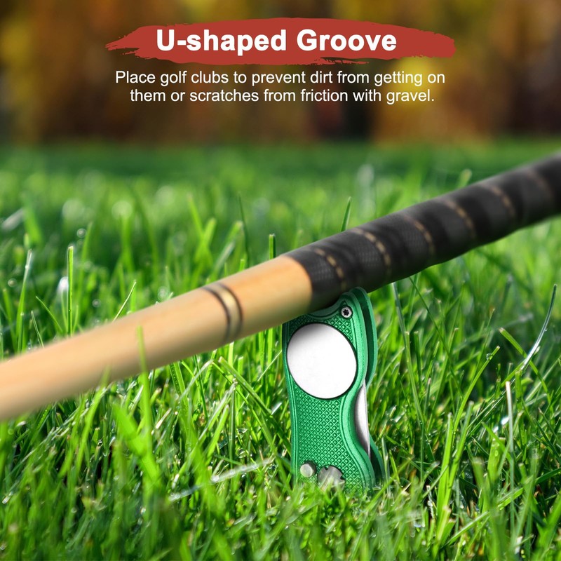 TIXIPEM Golf Divot Repair Tool [4PCS] - Switch Foldable Divot
