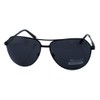 Stylish 8135 Aviator Sunglasses in a Dark Grey Picture Frame