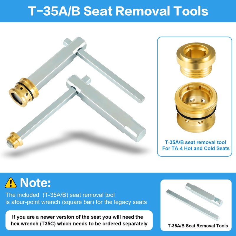 2 Set REB-Valve Rebuild Kit Replacement for Symmons Temptrol Shower