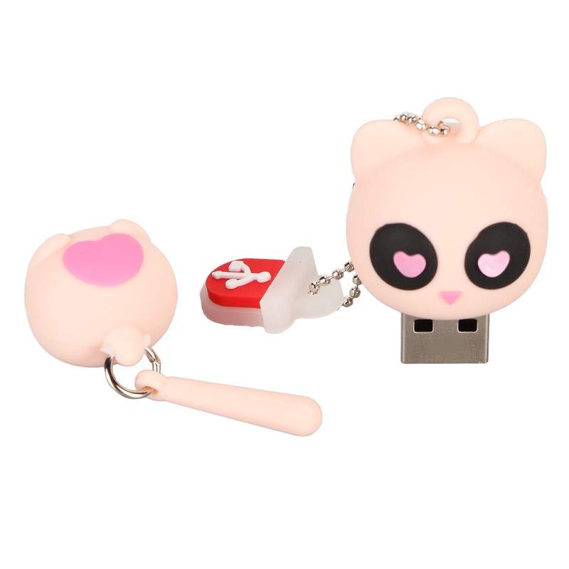 Cartoon USB Flash Drive Kitten Style USB2.0 Interface Plug and