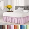 Wrap Around Dust Ruffle Bed Skirt – Light Pink -