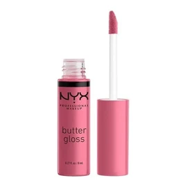 NYX Professional Makeup Butter Gloss | Labial Líquido con Cobertura Ligera a Media | Tono Angel food cake 8ml