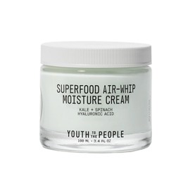 YTTP Air-Whip Moisture Face Cream - Gel Moisturizer & Face Primer - Lightweight Green Tea + Hydrating Hyaluronic Acid Dry Skin Moisturizer - Plumping, Sensitive Vegan Skincare (100ml)