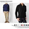 ARONA Fleece Men's Cut Saw Sweatshirt Warm Brushed Back Half
