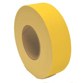 Outdoor Gaffer's Style Cloth Pickleball Court Tape, 2 Inches Wide, 204 Feet Long, Ultra Durable (Yellow)