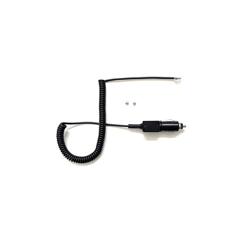 DCPOWER DC Coiled/Curled Power Cord Compatible Replacement for Cobra Elite