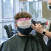 BESTYASH Cubiertas De Ojo Para Corte De Pelo Visera Transparente