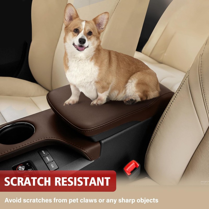 KBH Center Console Armrest Cover Replacement for Toyota Avalon 2013-2018,