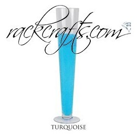 rackcrafts.com Crystal Jelly Jello Pearl Bio Gel Water Beads Magic Grow Balls Spheres Water Plant Vase Fillers Single Packs (Small - Turquoise)