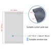 PiccoCasa Blackout French Door Curtain Panel - Blackout Door Curtain