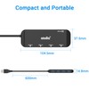 USB Hub, 4-Port USB 3.0 Hub with 2ft Cable, Ultra-Slim