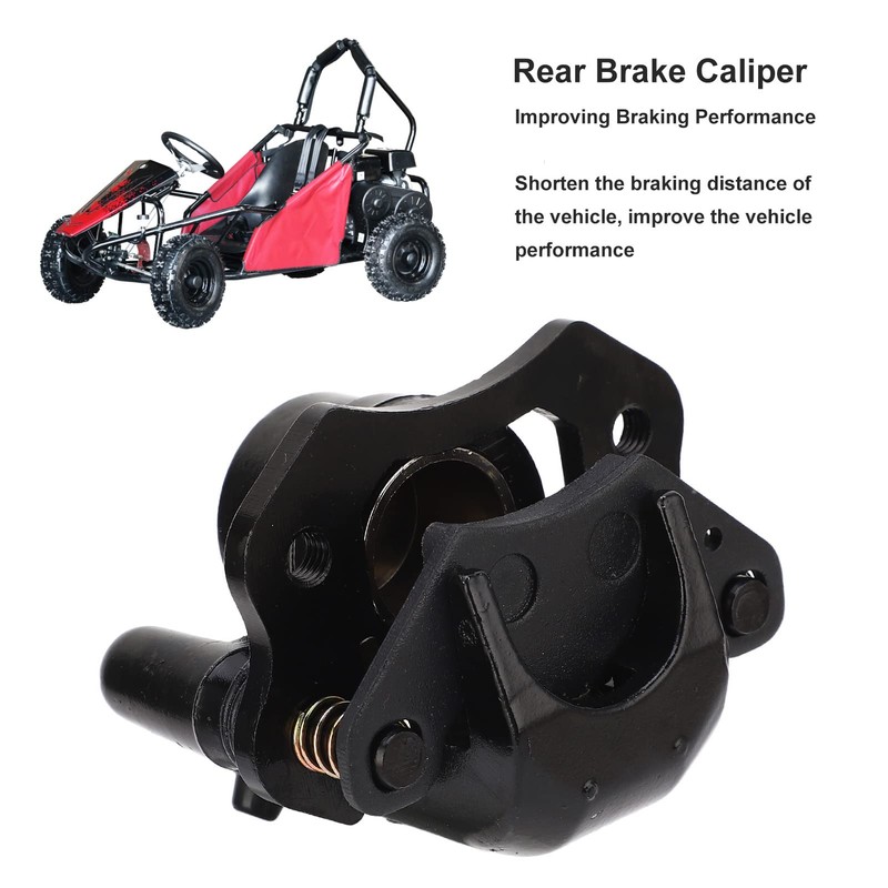 Metal Rear Brake Caliper Assembly with Pads for Powersports Kt196