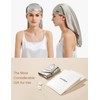 LILYSILK Silk Sleep Cap 100% Mulberry Silk 19 Momme Long