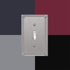 Amerelle 74TDBN Imperial Bead Wallplate, 1 Toggle / 1 Duplex