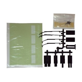 ABC HOBBY 66221 Glow in the Dark License Plate Set (Black)