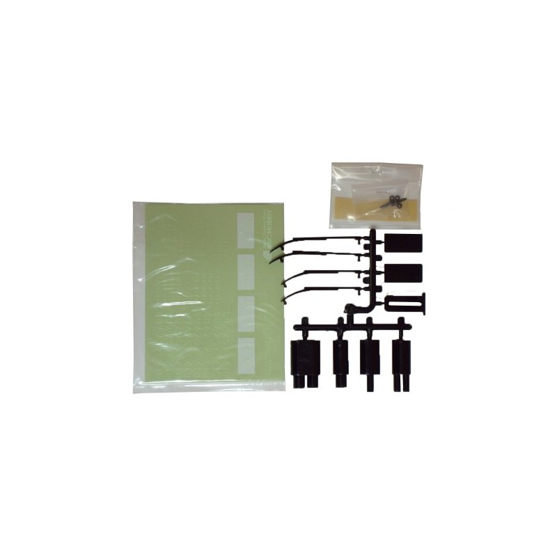 ABC HOBBY 66221 Glow in the Dark License Plate Set
