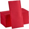 Servilletas Papel Rojo Toallas Desechables Lino Invitados Mano Suaves Absorbentes