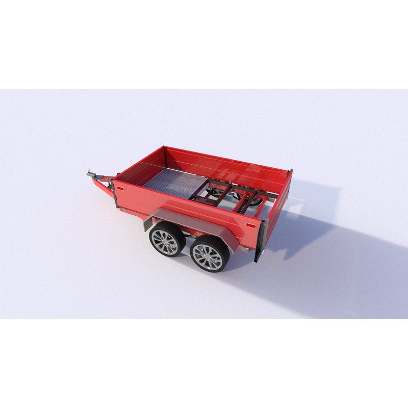 Dump Trailer Plans - Bumper Pull, 45° Tipping Angle, 10'x6'