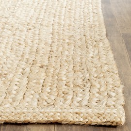 Safavieh Natural Fiber Collection NF461A Hand Woven Natural Jute Runner (2'6" x 8')