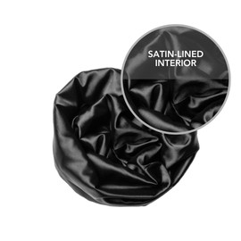 Hairbrella Satin Lined Adjustable Sleep Cap - Sleeping Caps to Protect Hair, Satin Band Edge, Silk Bonnet Blush Kids